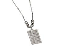 XIPIEIO Men's and Women's Fashion Necklace Skeleton Necklace Personality Boat Anchor Pendant Necklace Men's Gothic Punk Style Trend Jewelry Jewelry gifts