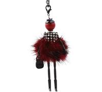 XIPIEIO Men's and women's necklaces 9 Colors Gun Black Color Fur Jewelry Cute Girl Doll Necklace Long Necklace Women Pendant Jewelry Girl Doll Necklace gift
