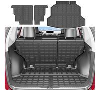Xipoo Cargo Liner Compatible with 2012-2016 Honda CRV Cargo Liner Rear Backrest Mat TPE Trunk Mat Replacement for 2012-2016 Honda CRV Accessories (2012-2016 Honda CRV,Rear Trunk Mat+Backrest Mat)
