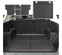 xipoqix Fit 2010-2023 Toyota 4Runner Rear Trunk Mat Backrest Mat All Weather Cargo Mat Back Seat Protector for 2010-2023 4Runner Accessories (Only Fit W/O Sliding Tray & 5-Seater Models)
