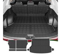 xipoqix Fit 2019-2023 Subaru Forester Trunk Mat Backrest Mat TPE Cargo Liner Back Seat Protector for 2019 2020 2021 2022 2023 Subaru Forester Accessories (Cargo Mat+Backrest Mat)