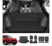 xipoqix Floor Mats Trunk Mat Backrest Mats Compatible with 2023 2024 Honda HRV Cargo Liners Replacement for 2023 2024 Honda HR-V Accessories