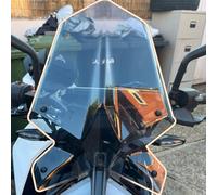 XIRADUP Motorcycle DUKE390 Windshields Fly Screen Visor Viser DUKE 390 Windscreen Wind Deflectors Front Fairing for K&T&M Duke 125 Duke 250 Duke390 Accessories 2017-2023 (Grey Smoke)