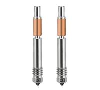 xirbbo 2pcs Nozzles 3D Printer Nozzle TZ-E3-3.0-0.2 Bimetal Hardened Steel One-Piece Nozzle,Ender 3 One Piece 0.2mm Nozzles,for Haldis 3D-US Sold by B0DP1Y1SDC B0DP1Y4QLT