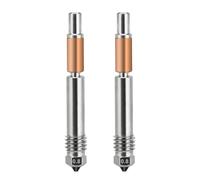 xirbbo 2pcs Nozzles 3D Printer Nozzles TZ-E3-3.0-0.8 Bimetal Hardened Steel One-Piece Nozzle,Ender 3 One Piece 0.8mm Nozzle,for Haldis 3D-US Sold by B0DP1Y1SDC B0DP1Y4QLT