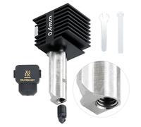 xirbbo Speed Hot End A1 Mini Extrusion Head Kit B 0.4mm Hardened Steel Nozzle Chrome Plated Brass Heating Block Silicone Sock Integrated Structure for Bambu Lab A1/A1 Min 3D Printers only