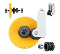 xirbbo Upgrade All Metal Hotend p1s Extruder Helical Gear Handle Kit, TZ Extrusion 3.0 Injection Kit,Direct Drive Extruder Gear, for Bambu lab X1, X1C, Carbon P1, P1P, P1S Models 3D Printer