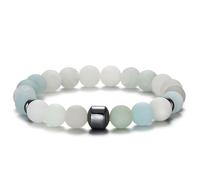 Xirngiua Glame Anti-Alcohol Bracelet - Reduce the Urge to Drink, 8MM-Adjustable Glame Anti Alcohol Magnetic Bracelet, Neodymium & Onyx Anti-Alcohol Craving Jewelry for Men & Women (J)