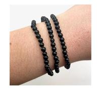 XIRUIFI Black Tourmaline, Hematite, Rose Quartz & Lepidolite Bracelet Depression, Anxiety, Protection, Empath Bracelet(A2)