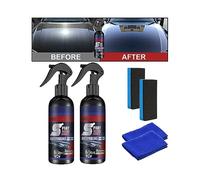 XIRUJNFD Multi-Functional Ceramic Car Coating Spray, 3 In 1 High Protection Quick Car Coating, 2pcs/240ml/4.3oz