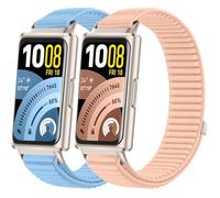 Xisair 2 Nylon Straps Compatible with Huawei Band 11 Pro/11 Braided Strap Lightweight, Breathable, Washable and Quick Dry Woven Bracelets