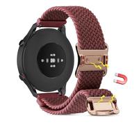 Xisair 20mm Nylon Strap Compatible with Amazfit/Samsung/Huawei/Xiaomi Smartwatch Magnetic Quick Release Wristband, Sporty Breathable Straps Stylish Woven Strap Adjustable Strap for Men and Women