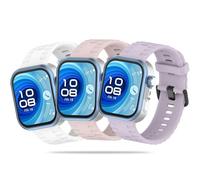 Xisair 3 Replacement Bands Compatible with Huawei Watch Fit 4Pro/4/3 Smart Watch, Breathable, Soft and Comfortable Sport Straps for Men Women, Light Purple & White & Light Pink, Classic