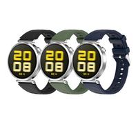 Xisair 3PCS Silicone Watchband Compatible with Huawei Watch GT 5 41 mm, GT 4 41 mm, GT 5 Pro 42 mm Silicone Strap, Sport Waterproof Breathable Strap for 18 mm Smartwatch