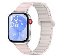 Xisair Magnetic Strap Compatible with Huawei Watch Fit 3 Watches Replacement Straps Strong Magnets, Anti-Peeling, Easy to Wear, Waterproof, Sporty, Daily Wear Watchbands for Men and Women