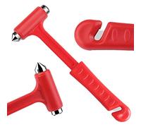 Xisfriean 2-in-1 Emergency Escape Tool with Emergency Seat Belt Cutter and Window Breaker Multi-Function Car Safety Hammer Vehicle Emergency Broken Window Hammer Saving Survival Kit (1)