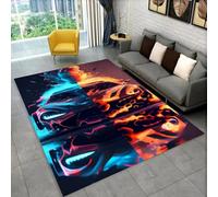 Xisnuient 3D Racing Car Pattern Area Rug for Living Room Bedroom Sofa Dining Room Kitchen Bathroom Hallway Runner Non-slip Floor Mat Home Decorative Playroom Play Mat (Multi 2,80x160 cm)