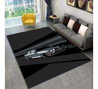 Xisnuient 3D Racing Car Pattern Area Rug for Living Room Bedroom Sofa Dining Room Kitchen Bathroom Hallway Runner Non-slip Floor Mat Home Decorative Playroom Play Mat (Multi 4,80x160 cm)