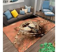 Xisnuient Cool Spider Vision Rugs, Modern 3D Spider Portrait Man Soft Decorative Carpet, Teenager Boy Bedroom Game Non-slip Floor Mat Suitable for Living Room, Kids Room Playroom (Colour 5,160x200cm)