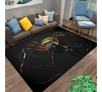 Xisnuient Cool Spider Vision Rugs, Modern 3D Spider Portrait Man Soft Decorative Carpet, Teenager Boy Bedroom Game Non-slip Floor Mat Suitable for Living Room, Kids Room Playroom (Colour 2,160x230cm)