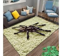 Xisnuient Cool Spider Vision Rugs, Modern 3D Spider Portrait Man Soft Decorative Carpet, Teenager Boy Bedroom Game Non-slip Floor Mat Suitable for Living Room, Kids Room Playroom (Colour 4,80x160cm)