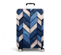 Xisnuient Elastic Luggage Cover Washable Suitcase Protector, Printed Travel Luggage Sleeve Dust & Scratch Resistant, Fits 18-32 Inch Suitcases for Family Travel (Color-6,L)