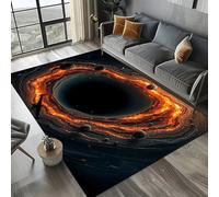 Xisnuient Galaxy Nebula Pattern Rug, Soft Non Slip Washable Space Themed Rug for Living Room Bedroom Gaming Room Home Theater Home Decor (Colour 1,120x160cm)