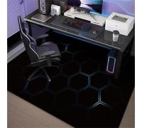 Xisnuient Gaming Area Rug Extra Large Size Esports Style Office Chair Mat Non Slip Scratch Resistant Soft Low Pile Stain Repellent 3D Game Themed Floor Protector for Teenagers Bedroom