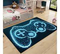 Xisnuient Gaming Room Carpet Rugs for Kids Teen Boys Bedroom, Gamer Room Decor Area Rug,Non Slip Gamepad Gaming Chair Rug Mat for Playroom Floor Living Room Desk Carpet (Color 2,140x200 cm)