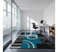 Xisnuient Modern Geometric Area Rugs for Living Room Large Abstract Non Slip Washable Carpet Bedroom Office Gaming Decor Nordic Style Soft Short Pile Floor Mat Easy Clean Durable (Colour 1,80x160cm)