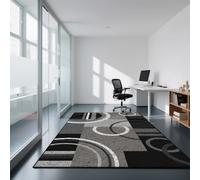 Xisnuient Modern Geometric Area Rugs for Living Room Large Abstract Non Slip Washable Carpet Bedroom Office Gaming Decor Nordic Style Soft Short Pile Floor Mat Easy Clean Durable (Colour 3,140x200cm)