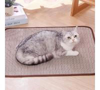 Xisnuient Pet Cooling Mat for Dogs Cats, Summer Ice Silk Self-Cooling Pad, Washable Non-Slip Sleeping Mat for Home Sofa Floor (COLOR-2,150x100cm)