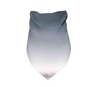 Xiso Ver 3D Lighthouse in The Surf Dog Bandana -1 Pack Premium Durable Triangle Scarf Washable Make Your Pooch Stand Out Dog Bandana Boy Birthday Suitable for Neutral Large Dogs