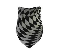 Xiso Ver 3D Vortex Illusion Dog Bandana -1 Pack Premium Durable Triangle Scarf Washable Make Your Pooch Stand Out Dog Bandana Boy Birthday Suitable for Neutral Large Dogs