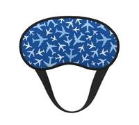 Xiso Ver Airplanes in The Sky Print Sleep Mask Adjustable Eye Mask Soft Sleeping Eye Covers for Sleeping Perfect Shading Reduce Eye Edema