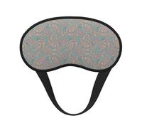 Xiso Ver Asian Elements Paisley Print Sleep Mask Adjustable Eye Mask Soft Sleeping Eye Covers for Sleeping Perfect Shading Reduce Eye Edema