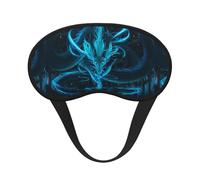 Xiso Ver Awaken Your Inner Dragon Print Sleep Mask Adjustable Eye Mask Soft Sleeping Eye Covers for Sleeping Perfect Shading Reduce Eye Edema