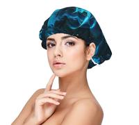 Xiso Ver Awaken Your Inner Dragon Satin Bonnet Silk Bonnet for Sleeping with Adjustable Straps Hair Cap Double Layer Satin Lined Sleep Caps for Women's Natural & Curly Hair