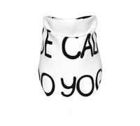 Xiso Ver Be Calm Do Yoga Dog Bandana -1 Pack Premium Durable Triangle Scarf Washable Make Your Pooch Stand Out Dog Bandana Boy Birthday Suitable for Neutral Large Dogs