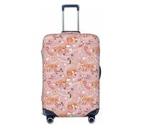 Xiso Ver Bees and Honeycombs Luggage Cover Washable Elasticated Luggage Covers for Suitcase tsa Approved Stylish Dust and Scratch Resistant Luggage Case Protector for Kids and Adults -, Beautiful Fox