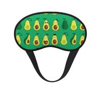 Xiso Ver Cartoon Fruit Print Sleep Mask Adjustable Eye Mask Soft Sleeping Eye Covers for Sleeping Perfect Shading Reduce Eye Edema