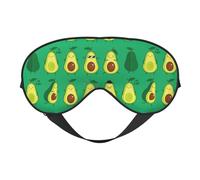 Xiso Ver Cartoon Fruit Sleep Mask Adjustable Double -Sided Eye Mask Soft Sleeping Eye Covers for Sleeping Perfect Shading Reduce Eye Edema