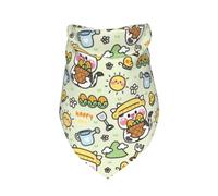 Xiso Ver Cute Cow in Farm Concept Dog Bandana -1 Pack Premium Durable Triangle Scarf Washable Make Your Pooch Stand Out Dog Bandana Boy Birthday Suitable for Neutral Large Dogs