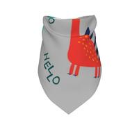 Xiso Ver Cute Dinosaur Dog Bandana -1 Pack Premium Durable Triangle Scarf Washable Make Your Pooch Stand Out Dog Bandana Boy Birthday Suitable for Neutral Large Dogs