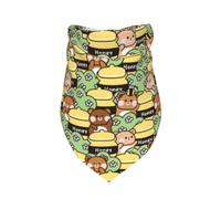 Xiso Ver Cute Teddy Bear in Various Poses Dog Bandana -1 Pack Premium Durable Triangle Scarf Washable Make Your Pooch Stand Out Dog Bandana Boy Birthday Suitable for Neutral Large Dogs