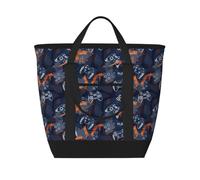 Xiso Ver Dynamic Game Handle 2 Insulated Cooler Bag Large Insulated Lunch Box Shopping Freezer Grocery Bags Reusable Insulated Leakproof Lunch Tote for Shopping, Traveling, Beach & Picnic