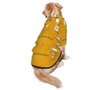 Xiso Ver English Cocker Spaniel Doing Yoga Dog Hoodie Soft and Warm Dog Hoodie Sweater with Leash Hole and Pocket Dog Winter Sweatshirt Warm Pet Clothes for Medium Large Dogs