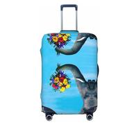 Xiso Ver Faces Of The Cat Luggage Cover Washable Elasticated Luggage Covers for Suitcase tsa Approved Stylish Dust and Scratch Resistant Luggage Case Protector for Kids and Adults -, Elephant Trunk