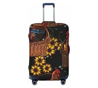 Xiso Ver Faces Of The Cat Luggage Cover Washable Elasticated Luggage Covers for Suitcase tsa Approved Stylish Dust and Scratch Resistant Luggage Case Protector for Kids and Adults -, Embroidery