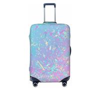 Xiso Ver Famous Places Luggage Cover Washable Elasticated Luggage Covers for Suitcase tsa Approved Stylish Dust and Scratch Resistant Luggage Case Protector for Kids and Adults -, Fantasy Gradient, S